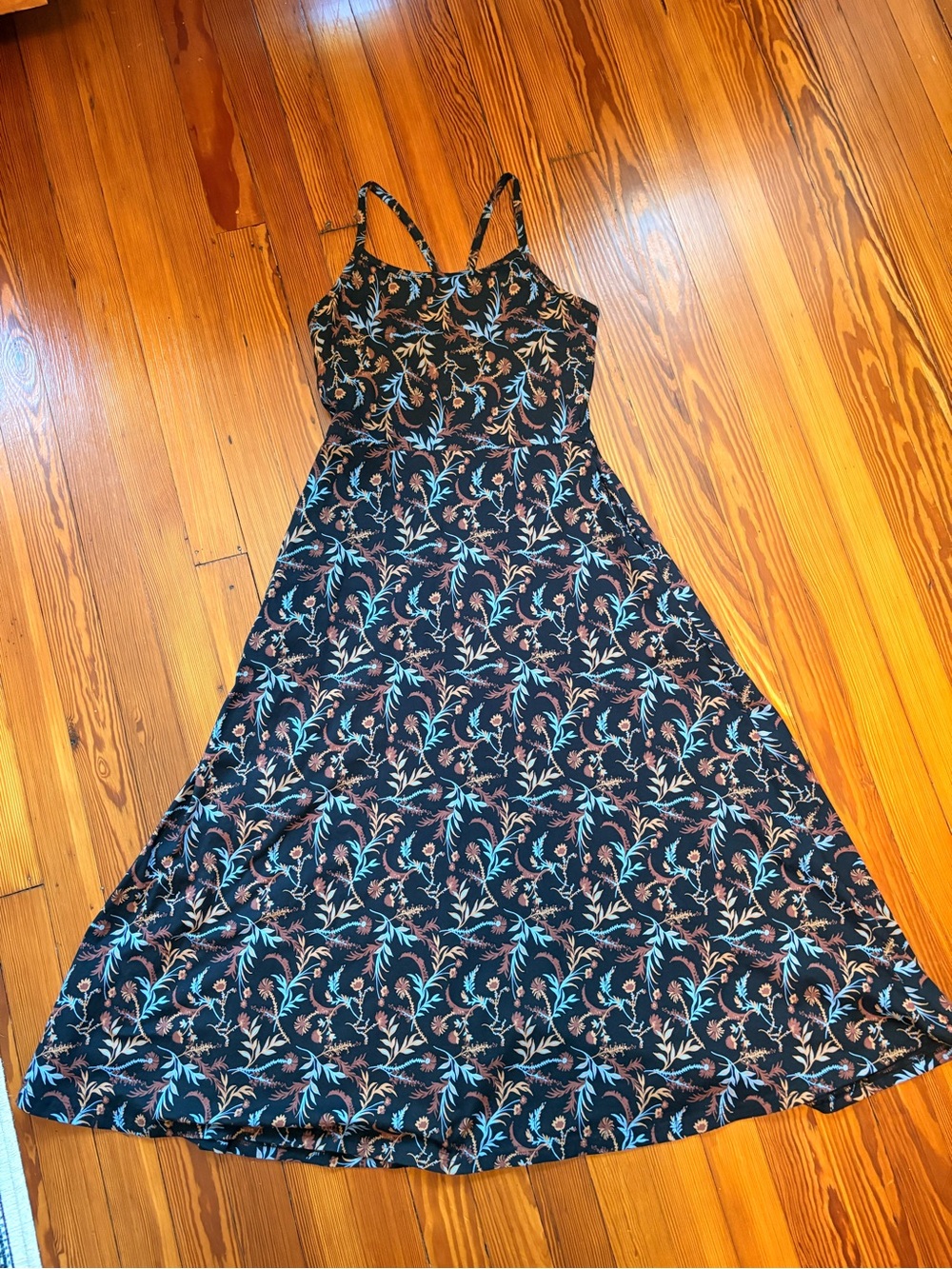 Pact Fit & Flare Maxi Dress